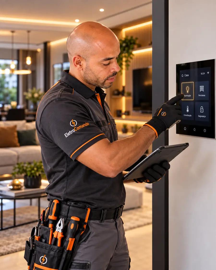 Automação residencial em ação